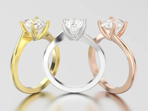 color del oro - tipos de color del oro: amarillo, blanco y rosa