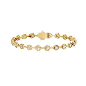 Pulsera con diamantes creados MUNYLAB