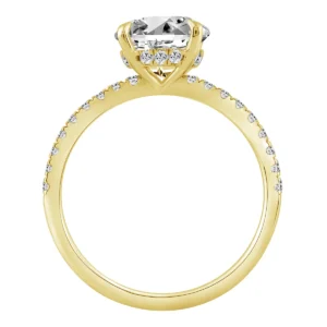 anillo compromiso con diamante de laboratorio 802283-1 YG
