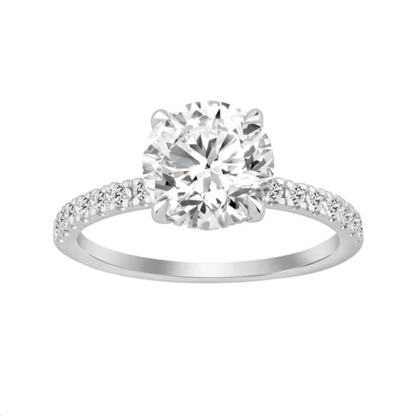 anillo compromiso con diamante de laboratorio 802283