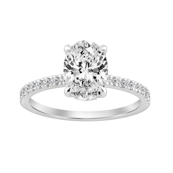 anillo compromiso con diamante de laboratorio 802308