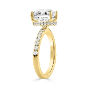 anillo compromiso con diamante de laboratorio 802334-1 YG