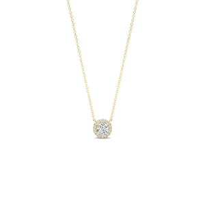 Colgantes con diamantes de laboratorio munyLAB Brill YELLOW-AP-85752-POSE 1