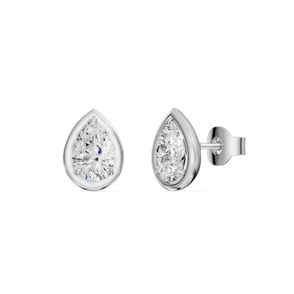 Pendientes con diamantes de laboratorio munyLAB DM 3D ER018782-PE-1-WG