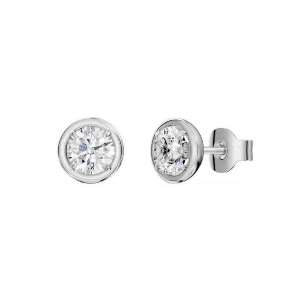 Pendientes con diamantes de laboratorio munyLAB DM 3D ER018782-RD-1-WG