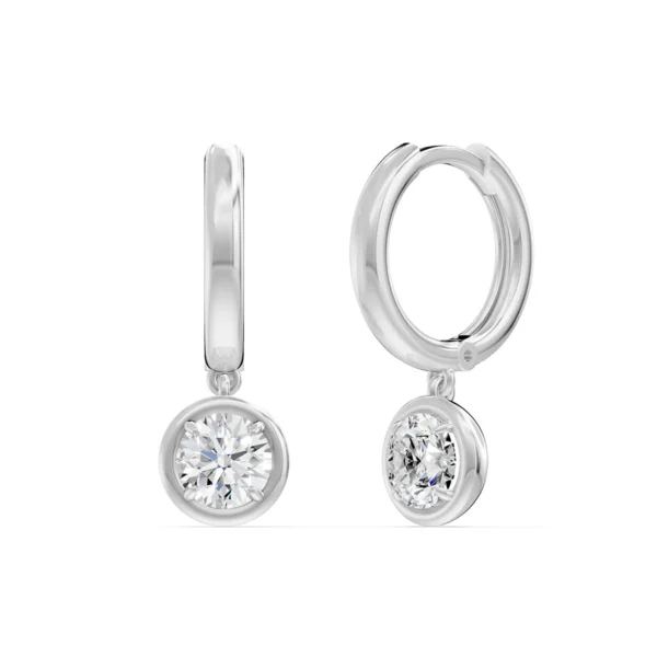 Pendientes con diamantes de laboratorio munyLAB DM 3D ER019156