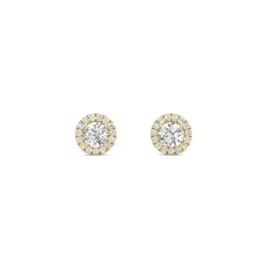 Pendientes con diamantes de laboratorio munyLAB YELLOW-AE-841956-POSE 1