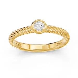 solitario con diamante de laboratorio - munyLAB