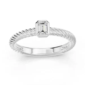 solitario con diamante de laboratorio - munyLAB