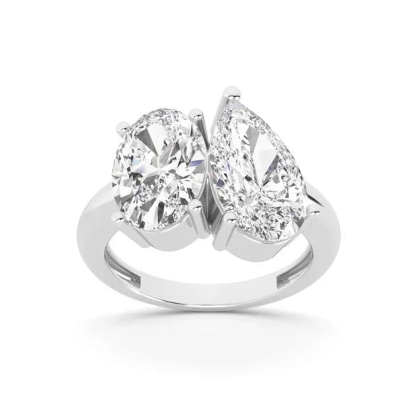 anillos tú y yo con diamantes de laboratorio – munyLAB – AR-81926 WG